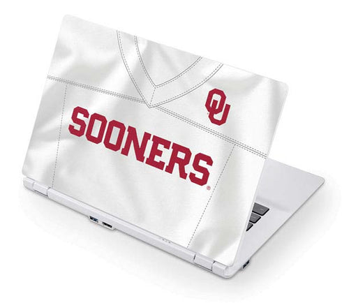 University of Oklahoma White Jersey Acer Chromebook Skin